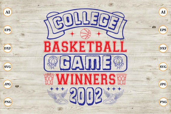 2002 College Basketball Game Winners: A Vintage Resource for Designers and Sports Enthusiasts