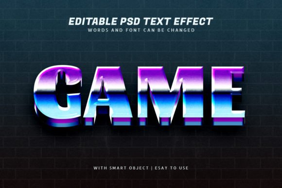3D Retro Text Effect for Creative Projects