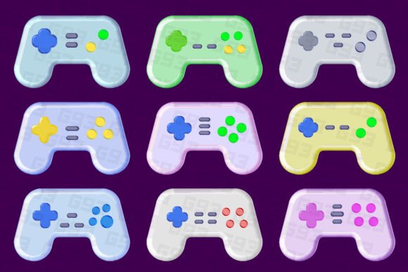 Colorful Video Game Controllers for Every Player