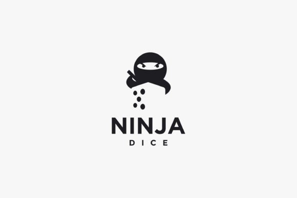 Designing with Purpose: The Ninja and Cube Dice Game Logo in Modern Visual Branding