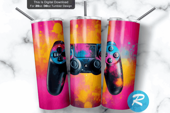 Game Controller 20 Oz 30 Oz Tumbler Design Bundle
