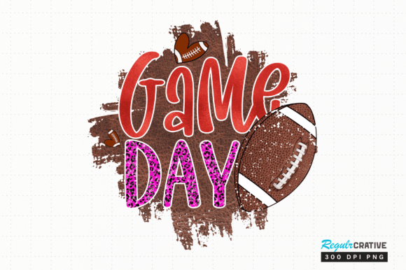 Game Day PNG Sublimation Design: A Versatile Tool for Creative Projects