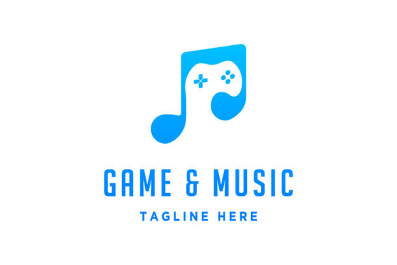 Music Game Logo Design Template Vector: A Practical Choice for Creative Projects