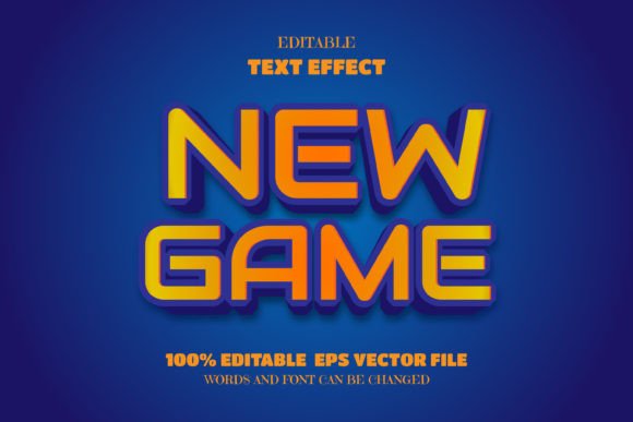 New Game Text, Editable Font Effect: A Game-Changer for Designers and Creatives