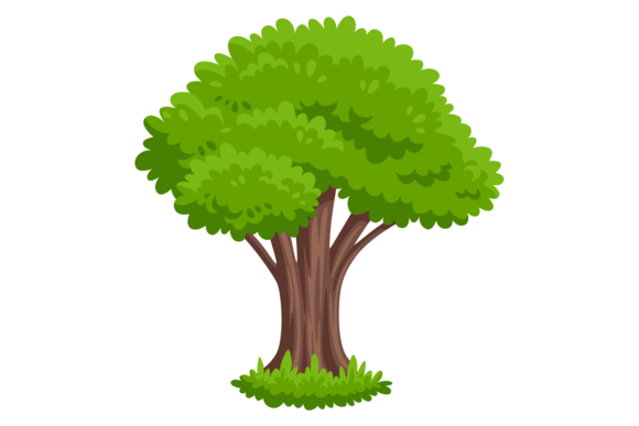 Park Tree Icon: A Playful Design Asset for Creative Projects