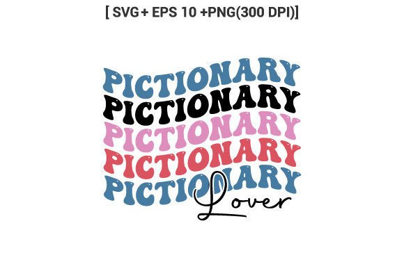 Pictionary Lover Indoor Game Retro SVG: A Versatile Design for Creative Projects
