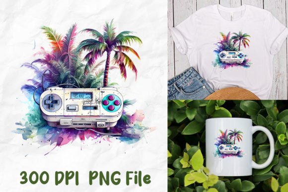 Retro Vaporwave Vintage Game Console: Design Insights