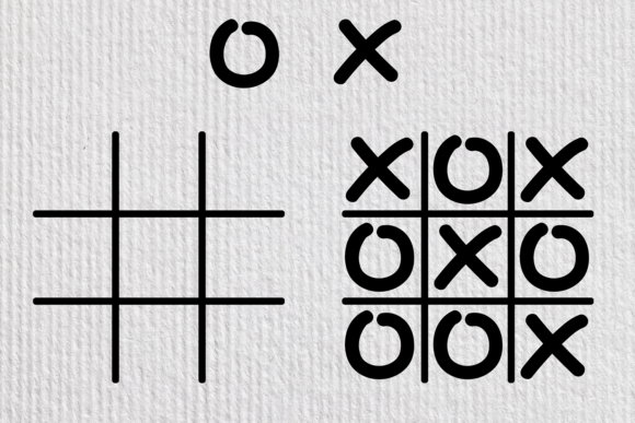 Tic Tac Toe SVG Kit for Creative Projects