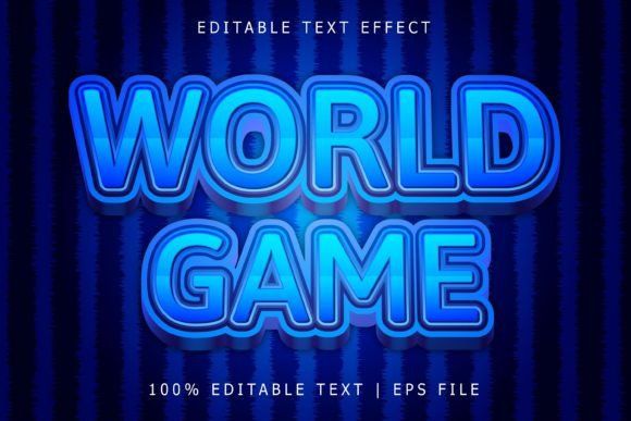 Unlocking Creative Potential with World Game Editable Text Effect in Adobe Illustrator